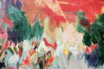 Coral Hills | Oil And Acrylic Painting in Paintings by Simona Gocan. Item composed of canvas & synthetic