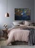 Water lilies in a pond | Oil And Acrylic Painting in Paintings by Elena Parau. Item composed of canvas in boho or contemporary style