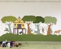 Mural for Ghandi Kindergarten | Murals by Galih Sakti. Item composed of synthetic