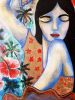 Sofia | Oil And Acrylic Painting in Paintings by Elena Parau. Item made of canvas compatible with boho and contemporary style