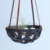 Black Hanging Basket - Large | Vase in Vases & Vessels by SKINNY Ceramics | Bay Area Made x Wescover 2019 Design Showcase in Alameda. Item made of ceramic