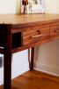 Nova Writing Desk | Tables by Briteside Woodworks. Item made of oak wood works with boho & mid century modern style