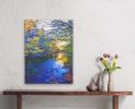 Peaceful Waters Painting on Gallery Wrap Canvas | Mixed Media by Strokes by Red - Red (Linda Harrison). Item composed of canvas and synthetic