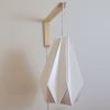 Wall sconce + Prisma shade | Sconces by Studio Pleat. Item made of wood & paper compatible with minimalism and contemporary style