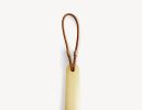 Sorauren Shoe Horn | Ornament in Decorative Objects by Coolican & Company. Item composed of brass and leather