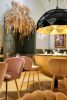 Sun Chandelier 140 Gold Black High Gloss | Chandeliers by ADAMLAMP | Sophisto Champagne Bar in Budapest. Item made of steel compatible with minimalism and industrial style