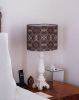 CDMX Kaleidoscope Custom Designed Lampshade | Table Lamp in Lamps by Ri Anderson | Casa Delphine Hotel Boutique in San Miguel de Allende. Item composed of cotton and paper