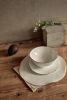 Molosco Signature - White Gold 3 Pieces Sets | Serving Bowl in Serveware by Laura Letinsky | Chicago in Chicago. Item made of ceramic
