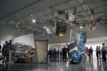 Points of Departure | Sculptures by Zahra Nazari Studios | Samuel Dorsky Museum of Art in New Paltz. Item composed of canvas and paper