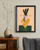In Her Ceremony Original Acrylic Canvas Painting | Oil And Acrylic Painting in Paintings by Chris Cammille for Mint and Fig. Item made of canvas works with minimalism & mid century modern style