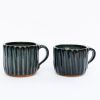Fluted Modern Mug | Drinkware by Tina Fossella Pottery. Item made of stoneware