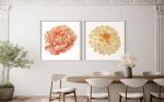 Large-scale Blossom on-edge paper art | Wall Sculpture in Wall Hangings by JUDiTH+ROLFE. Item made of paper works with contemporary & modern style