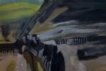 Beyond Frontiers | Oil And Acrylic Painting in Paintings by Cécile Ganne. Item made of synthetic
