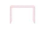 Short Console Table, Matt Light Pink | Tables by IKON KØBENHAVN. Item composed of wood & ceramic compatible with minimalism and art deco style