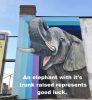 The Elephant Gates | Street Murals by Murals By Marg. Item composed of synthetic