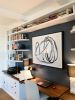 Custom Built In Office Space | Cabinet in Storage by Chassie Studio. Item composed of walnut