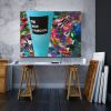 I'm Not Famous | Mixed Media in Paintings by Joanie Landau. Item composed of paper