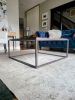 Walnut and Steel studio piece | Coffee Table in Tables by Donald Mee Design. Item made of walnut with bronze works with minimalism & contemporary style