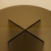 Bronzed Glass Side Table - AMAMI by Lebanto | Tables by Lebanto. Item made of glass works with minimalism & contemporary style