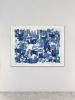 Sounding In Fathoms II | Collage in Paintings by Adam Collier Noel. Item made of canvas with paper works with contemporary style