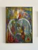 Angel Mending | Oil And Acrylic Painting in Paintings by Sally K. Smith. Item composed of linen in contemporary or traditional style