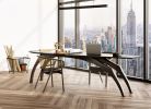 ‘Leap’ Table No1. in Ebonized English oak. Unique | Desk in Tables by Jonathan Field. Item made of oak wood works with contemporary & modern style