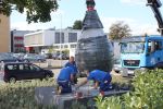 Dropping | Public Sculptures by Wenqin CHEN | ProMinent Deutschland GmbH in Heidelberg. Item made of steel works with minimalism & contemporary style