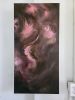 Lovers in the storm ~ Brown & pink abstract floral painting | Oil And Acrylic Painting in Paintings by Jennifer Baker Fine Art. Item compatible with contemporary style