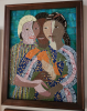Three Women of America | Mosaic in Art & Wall Decor by Gila Mosaics Studio. Item made of ceramic with glass