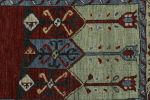 Rug & Kilim’s Tribal Runner Rug in Red with Mihrab | Area Rug in Rugs by Rug and Kilim