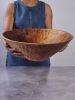 Extra Large 20 inch Classic Round Wood Bowl | Serving Bowl in Serveware by TerraKlay. Item made of wood compatible with contemporary and rustic style
