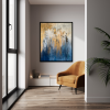 "The Divine within" | Mixed Media in Paintings by Julija Saler. Item composed of canvas compatible with boho and contemporary style