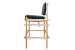 Pipa Stool bar | Bar Stool in Chairs by Tiago Curioni Studio. Item composed of wood and linen