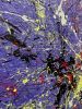 Purple Energy | Oil And Acrylic Painting in Paintings by Anastasiia Krykun. Item made of canvas works with contemporary style