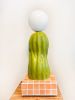 Cool Cat | Table Lamp in Lamps by Syds Fab Shop. Item made of ceramic & paper compatible with mid century modern and modern style