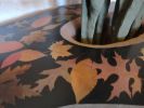 "Autumn Splendor" Table | Sculptures by J.A. Mayer "Sculptor". Item made of metal