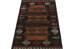 Vintage Afghan Kilim Rug with Polychromatic Stripes | Area Rug in Rugs by Rug and Kilim
