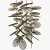 QZ0337 LEAF CASCADE | Chandeliers by alanmizrahilighting | New York in New York. Item made of aluminum