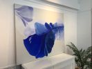 Let the blue bloom the Sacred / 50x60" | Oil And Acrylic Painting in Paintings by Marta Spendowska. Item made of canvas works with minimalism style