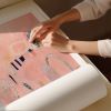 Large Abstract Art Print from Original Painting | Prints in Paintings by Sarina Diakos Art. Item made of canvas with paper works with minimalism & contemporary style
