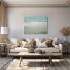 Alabaster Sands | Prints in Paintings by Victoria Primicias. Item composed of wood and canvas in minimalism or contemporary style