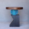 Lazlo Sculptural End Table | Tables by Pfeifer Studio. Item composed of wood compatible with contemporary and asian style