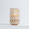 SKINNY x West Elm Loop Hurricane | Candle Holder in Decorative Objects by SKINNY Ceramics | west elm in Emeryville. Item made of ceramic
