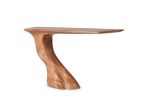 Amorph Frolic Console Facing Right Solid Wood, Honey Stained | Console Table in Tables by Amorph. Item composed of wood