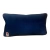 hand-embroidered needlepoint LOVE YOU original pillow | Pillows by Mommani Threads. Item composed of wool in contemporary or eclectic & maximalism style