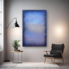 'Indigo' | Paintings by Christina Twomey Art + Design. Item made of canvas works with minimalism & contemporary style