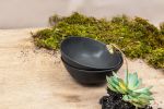 Matte Black Bowls Set | Dinnerware by Laura Letinsky | Chicago in Chicago. Item made of ceramic