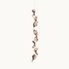Dune 8 Vertical Line in Metallic Tones Pendant Light | Chandeliers by MOSS Objects | Los Angeles in Los Angeles. Item composed of metal compatible with contemporary and japandi style