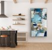 Blue Horizon Painting by Cat Tesla - SOLD | Oil And Acrylic Painting in Paintings by Cat Tesla. Item made of canvas works with contemporary & coastal style