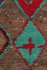 Vintage Moroccan Runner Rug in Red with Beige and Blue | Area Rug in Rugs by Rug and Kilim